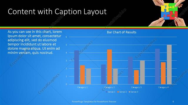 Content with Caption presentation slide layout