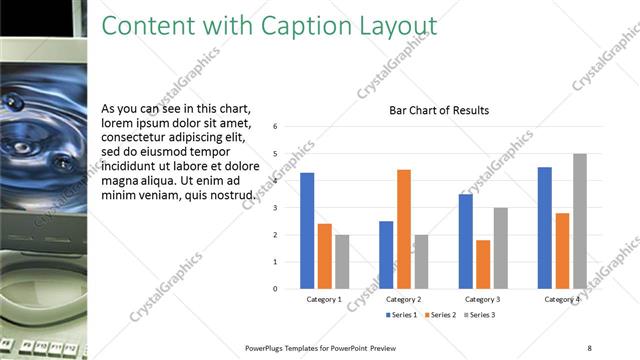 Content with Caption presentation slide layout