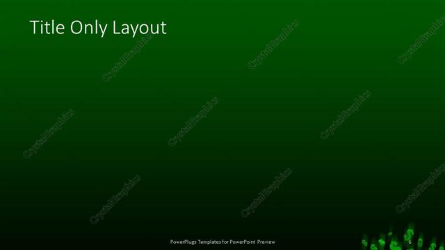 Title Only presentation slide layout