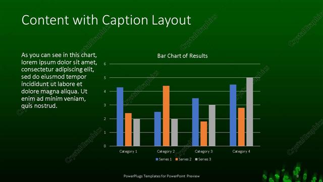 Content with Caption presentation slide layout