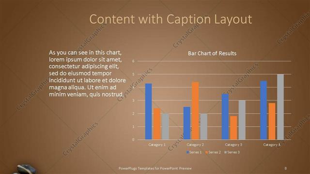 Content with Caption presentation slide layout