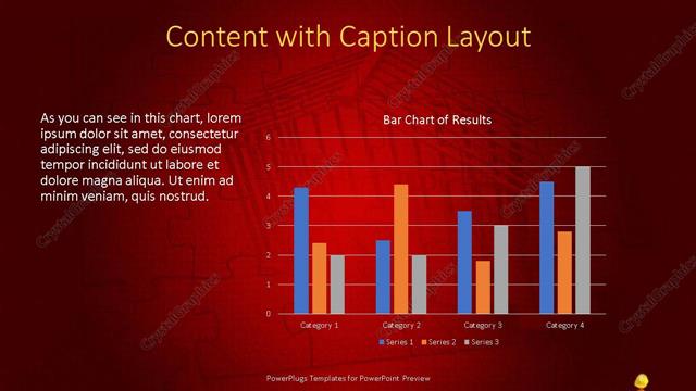 Content with Caption presentation slide layout