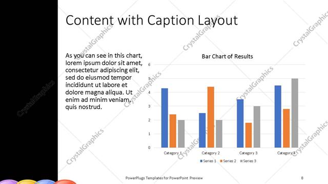 Content with Caption presentation slide layout
