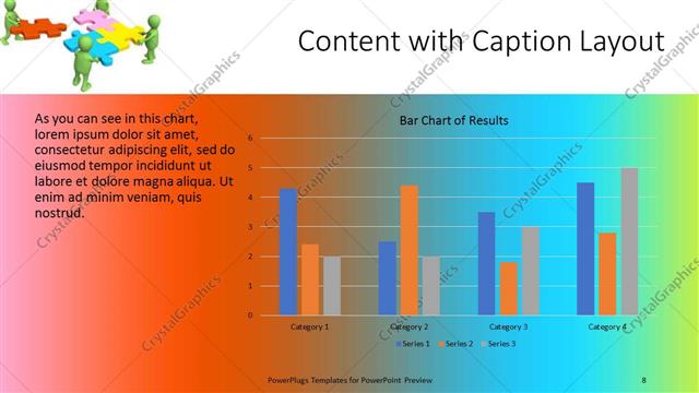 Content with Caption presentation slide layout