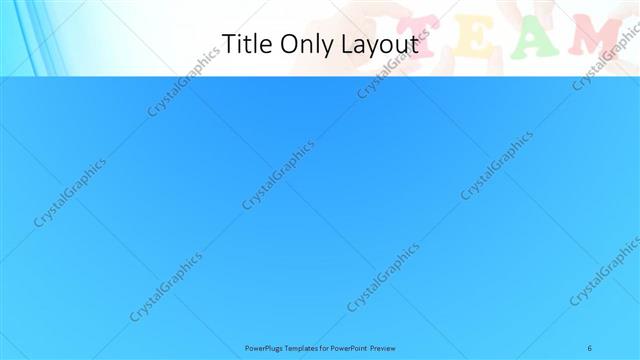 Title Only presentation slide layout