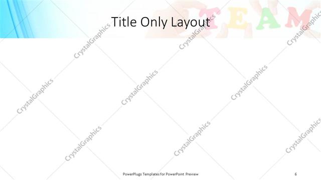 Title Only presentation slide layout