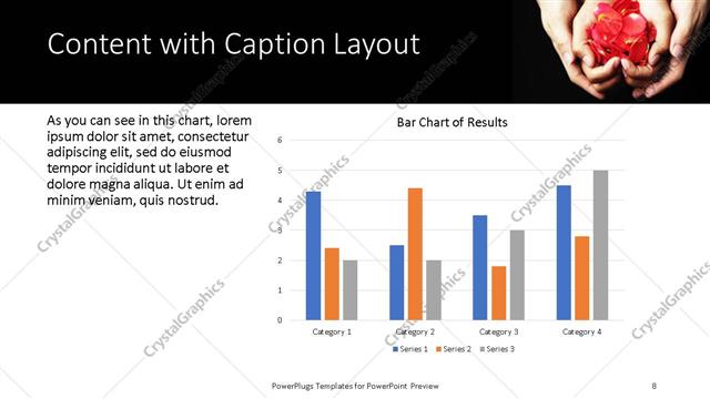 Content with Caption presentation slide layout