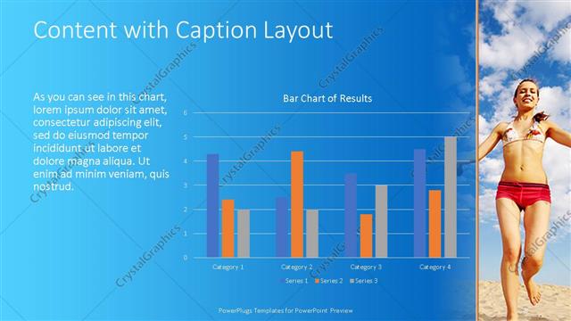 Content with Caption presentation slide layout