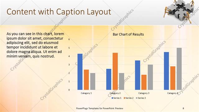 Content with Caption presentation slide layout