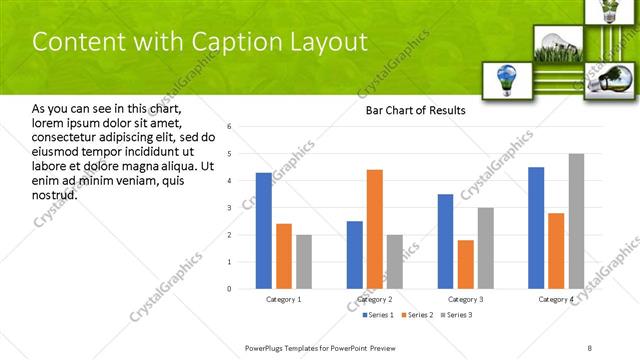 Content with Caption presentation slide layout