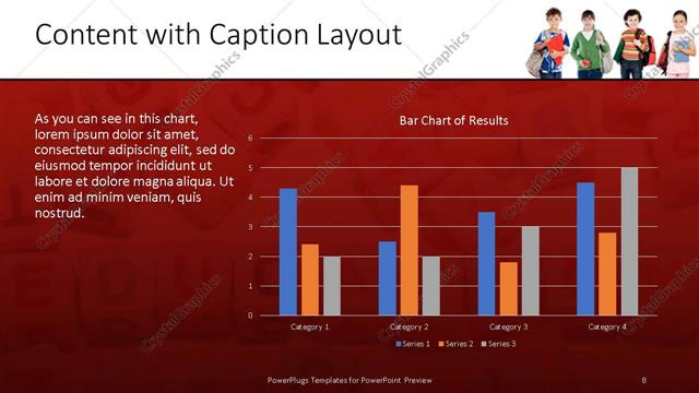 Content with Caption presentation slide layout