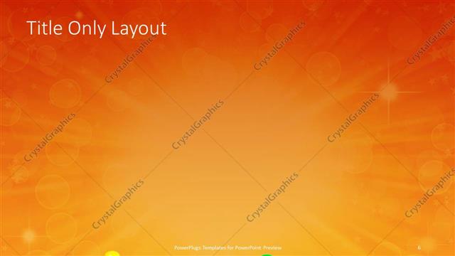 Title Only presentation slide layout