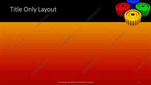 Title Only presentation slide layout