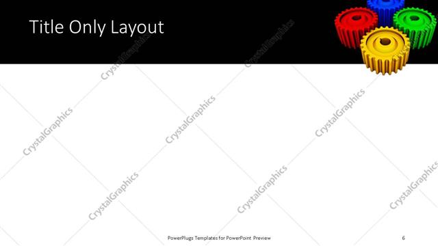 Title Only presentation slide layout