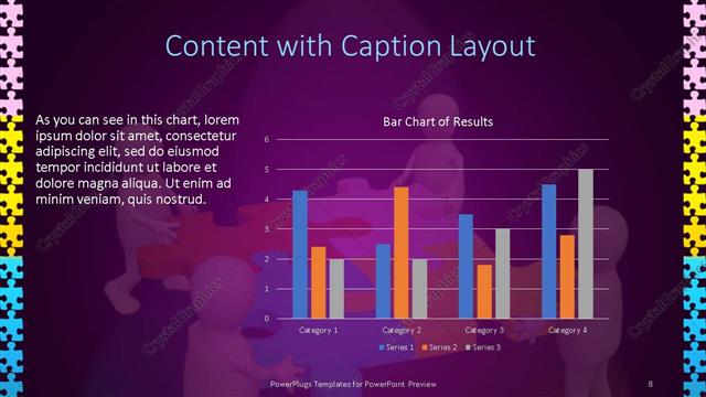 Content with Caption presentation slide layout
