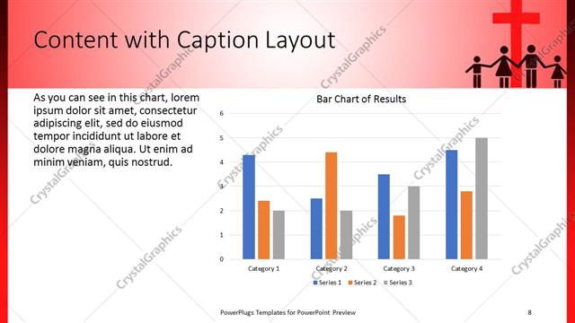 Content with Caption presentation slide layout