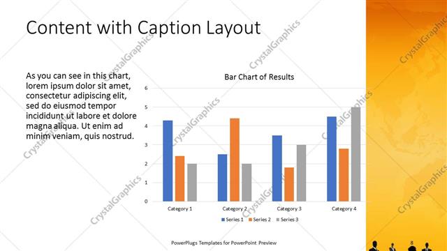 Content with Caption presentation slide layout