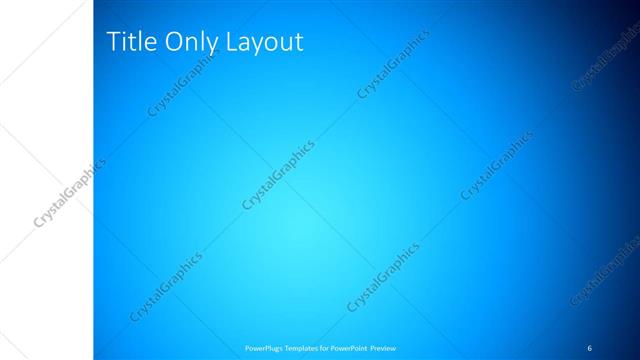 Title Only presentation slide layout