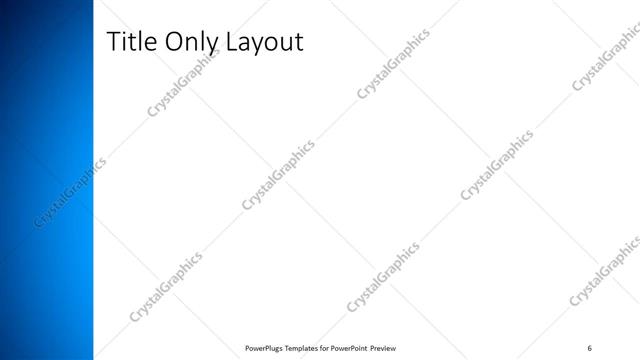 Title Only presentation slide layout