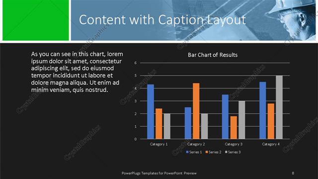 Content with Caption presentation slide layout