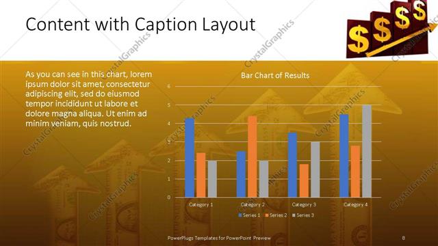 Content with Caption presentation slide layout