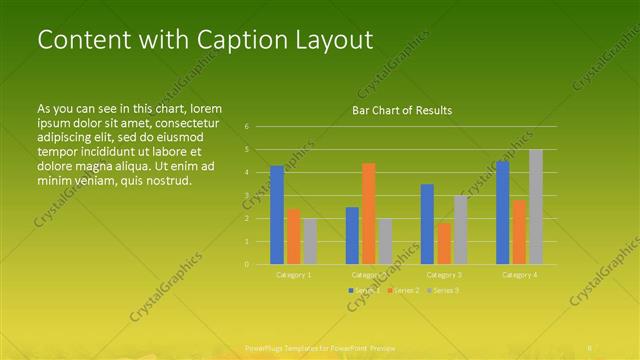 Content with Caption presentation slide layout
