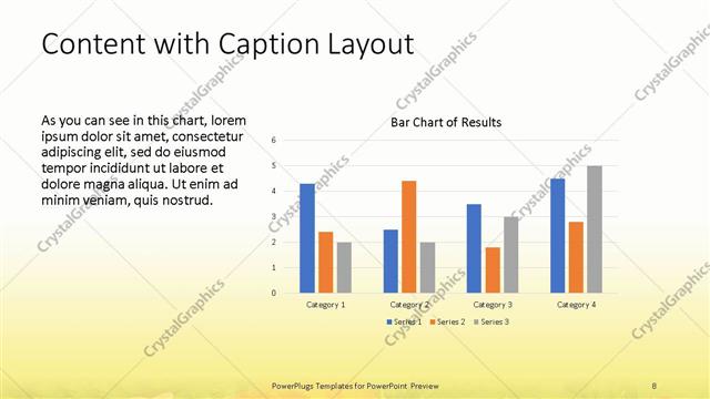 Content with Caption presentation slide layout