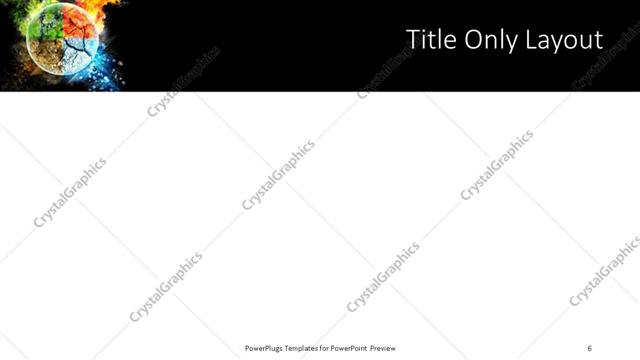 Title Only presentation slide layout