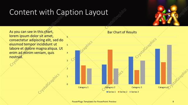 Content with Caption presentation slide layout