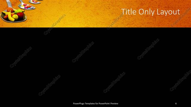 Title Only presentation slide layout
