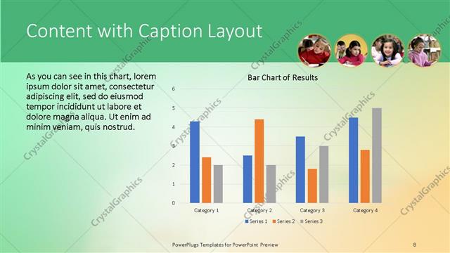 Content with Caption presentation slide layout