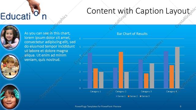 Content with Caption presentation slide layout