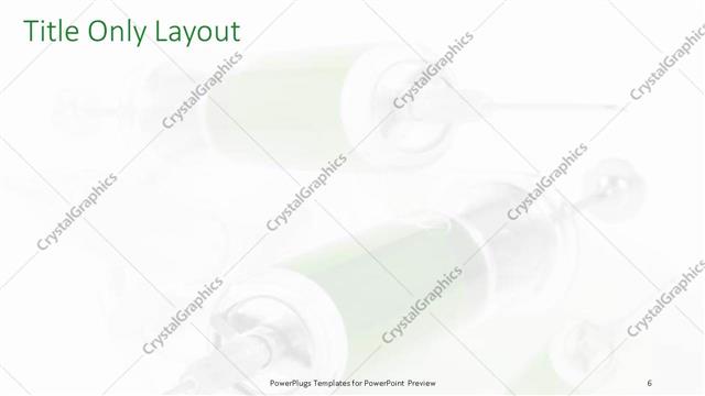 Title Only presentation slide layout