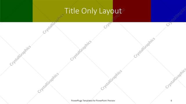 Title Only presentation slide layout
