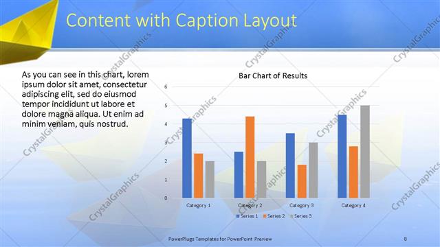 Content with Caption presentation slide layout