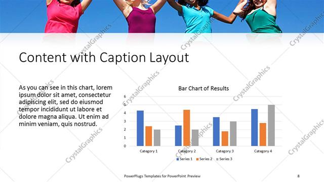 Content with Caption presentation slide layout