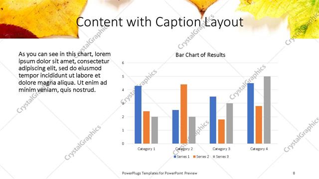 Content with Caption presentation slide layout