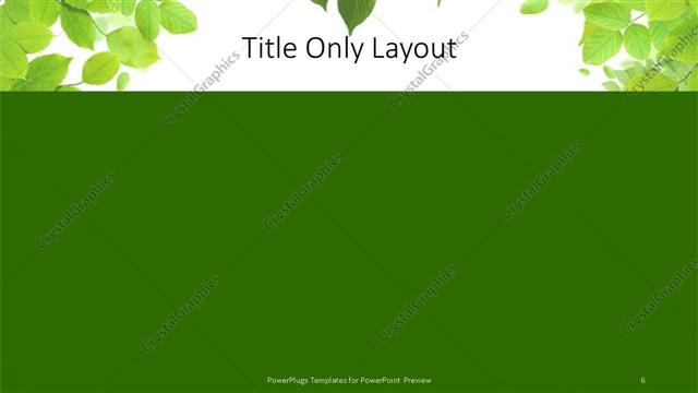 Title Only presentation slide layout
