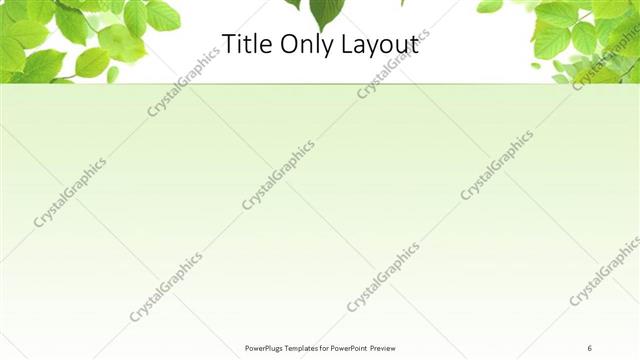 Title Only presentation slide layout