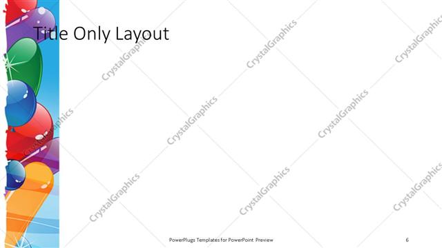 Title Only presentation slide layout