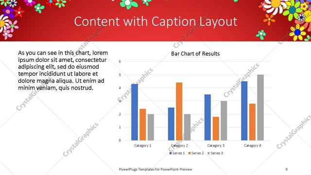 Content with Caption presentation slide layout