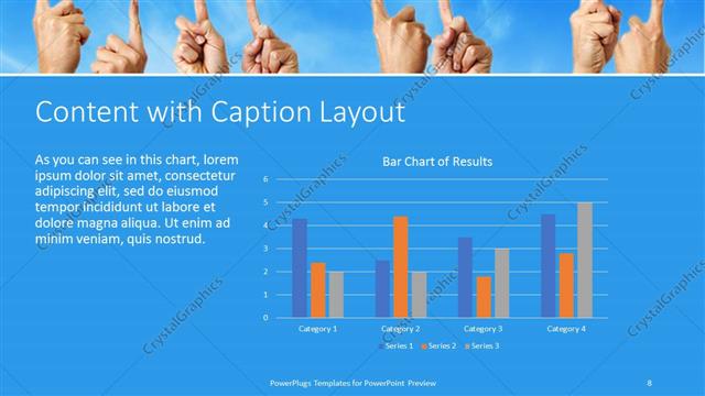 Content with Caption presentation slide layout