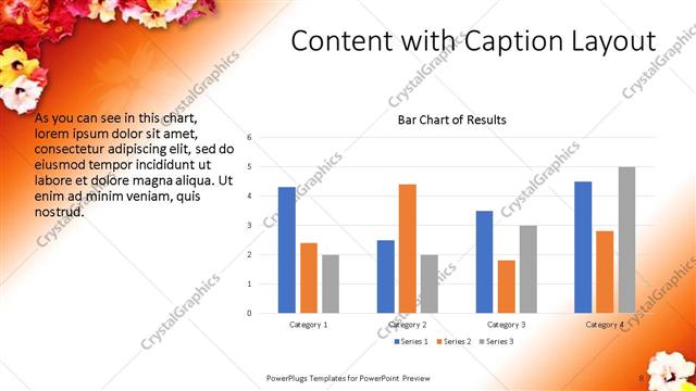 Content with Caption presentation slide layout