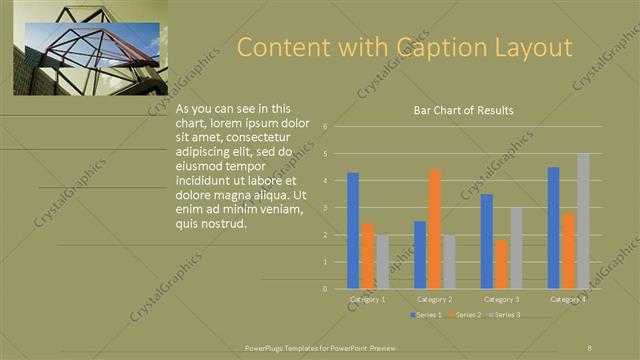 Content with Caption presentation slide layout
