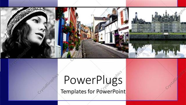  Presentation with france flag - French flag depictions of france