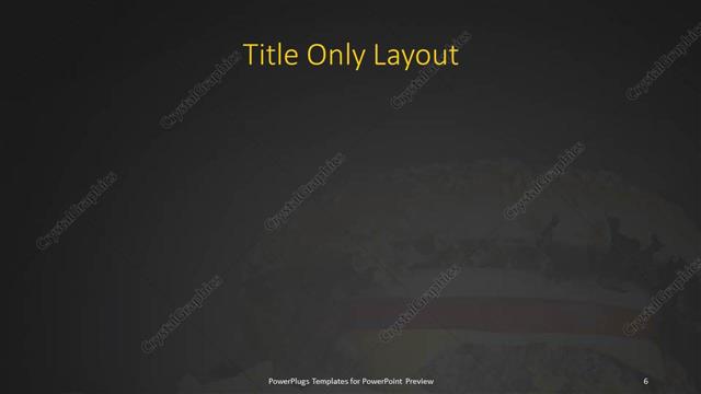 Title Only presentation slide layout