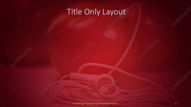 Title Only presentation slide layout