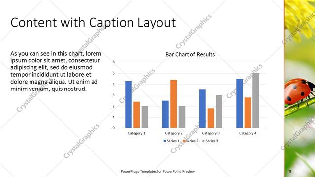 Content with Caption presentation slide layout