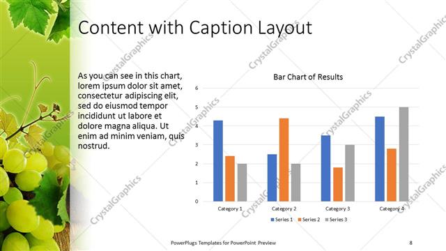 Content with Caption presentation slide layout