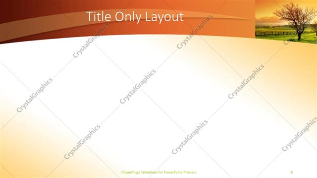 Title Only presentation slide layout